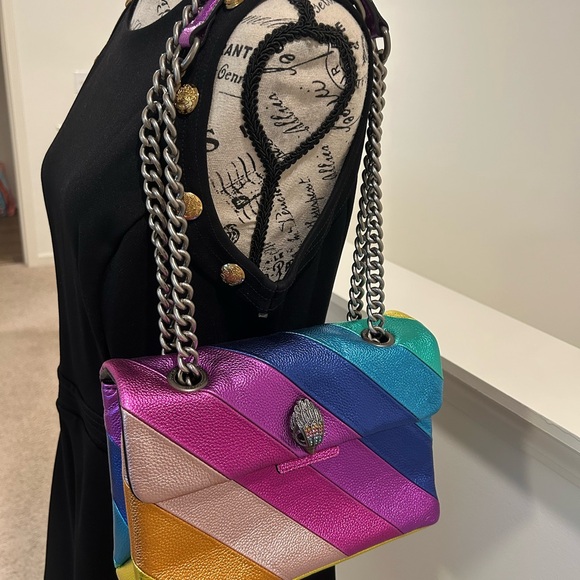 Kurt Geiger Multicolor Rainbow Shoulder Bag - Picture 6 of 16